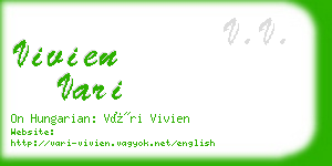 vivien vari business card